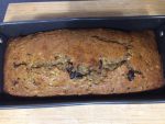 Zucchini Chocolate Chip Bread from the oven
